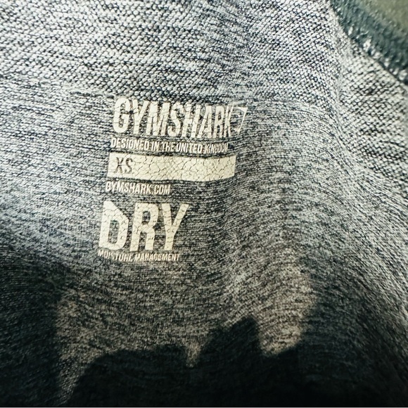 Gymshark Gray Leggings with Teal Waistband Size XS - Picture 8 of 8